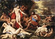 Nicolas Poussin Midas and Bacchus oil painting artist